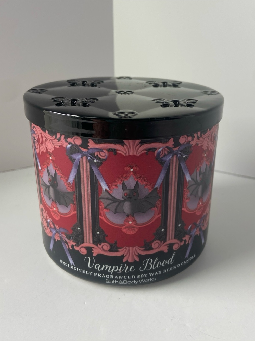 Bath & Body Works Vampire Blood 3-Wick Candle - NEW 14.5 Oz Halloween Scent